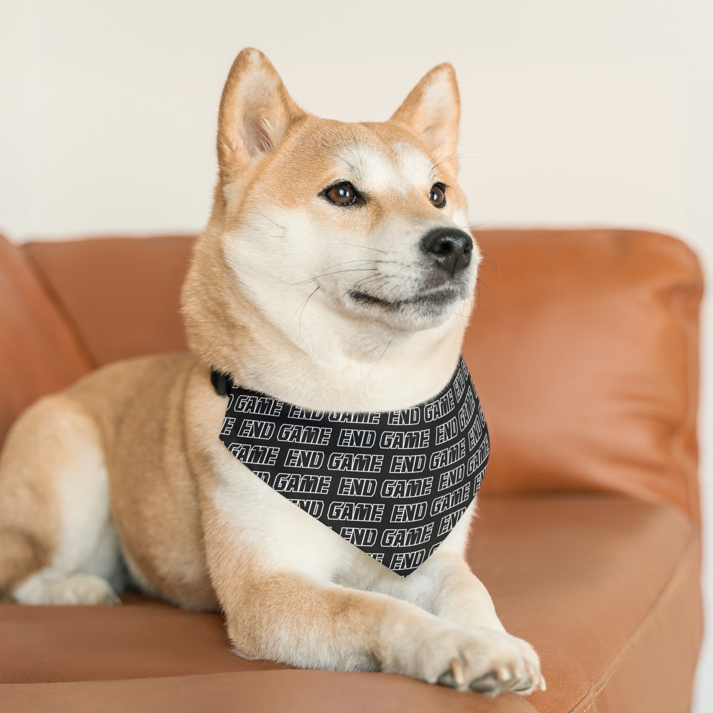 End Game Pet Bandana Collar (Logo)