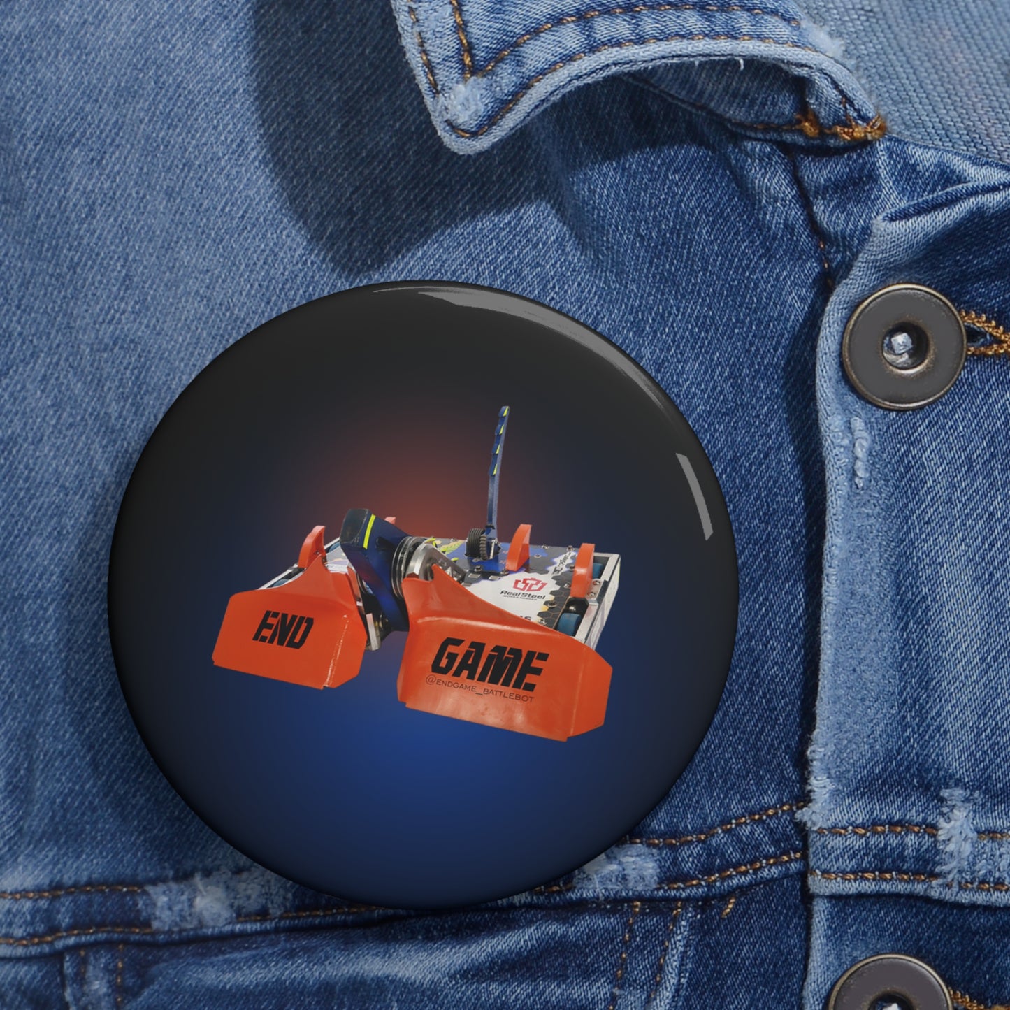 End Game Pin Button