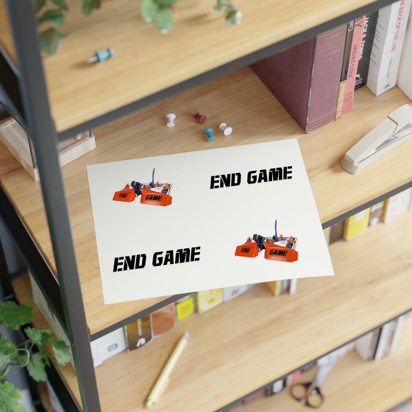 End Game Stickers
