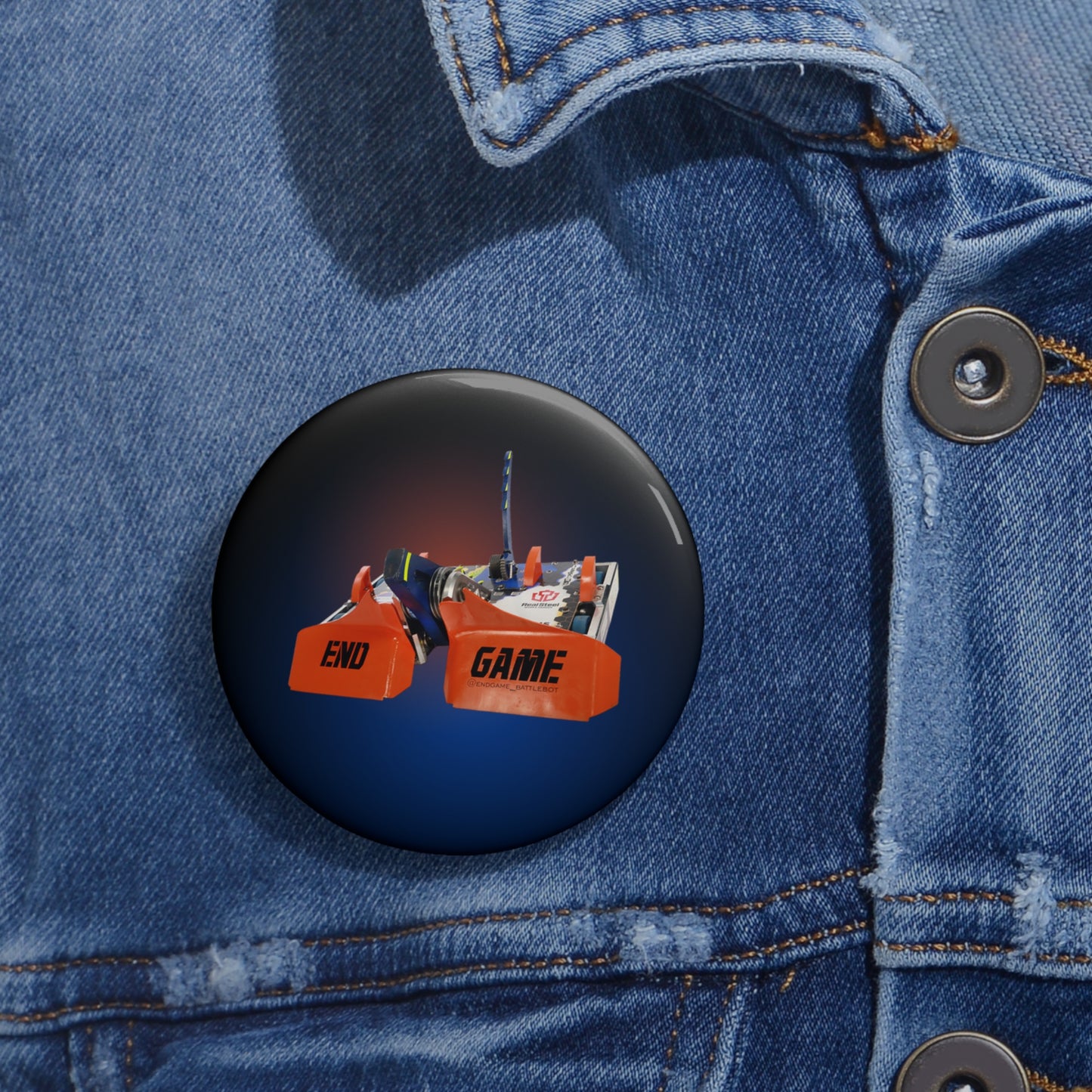 End Game Pin Button