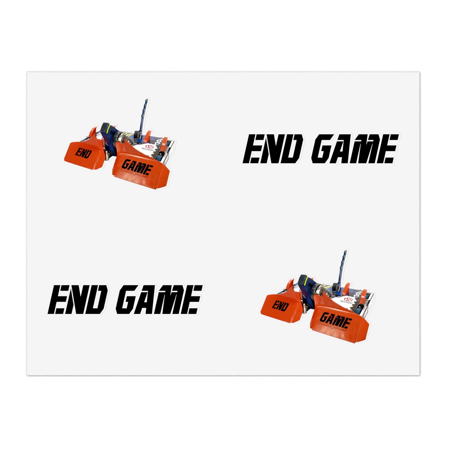 End Game Stickers