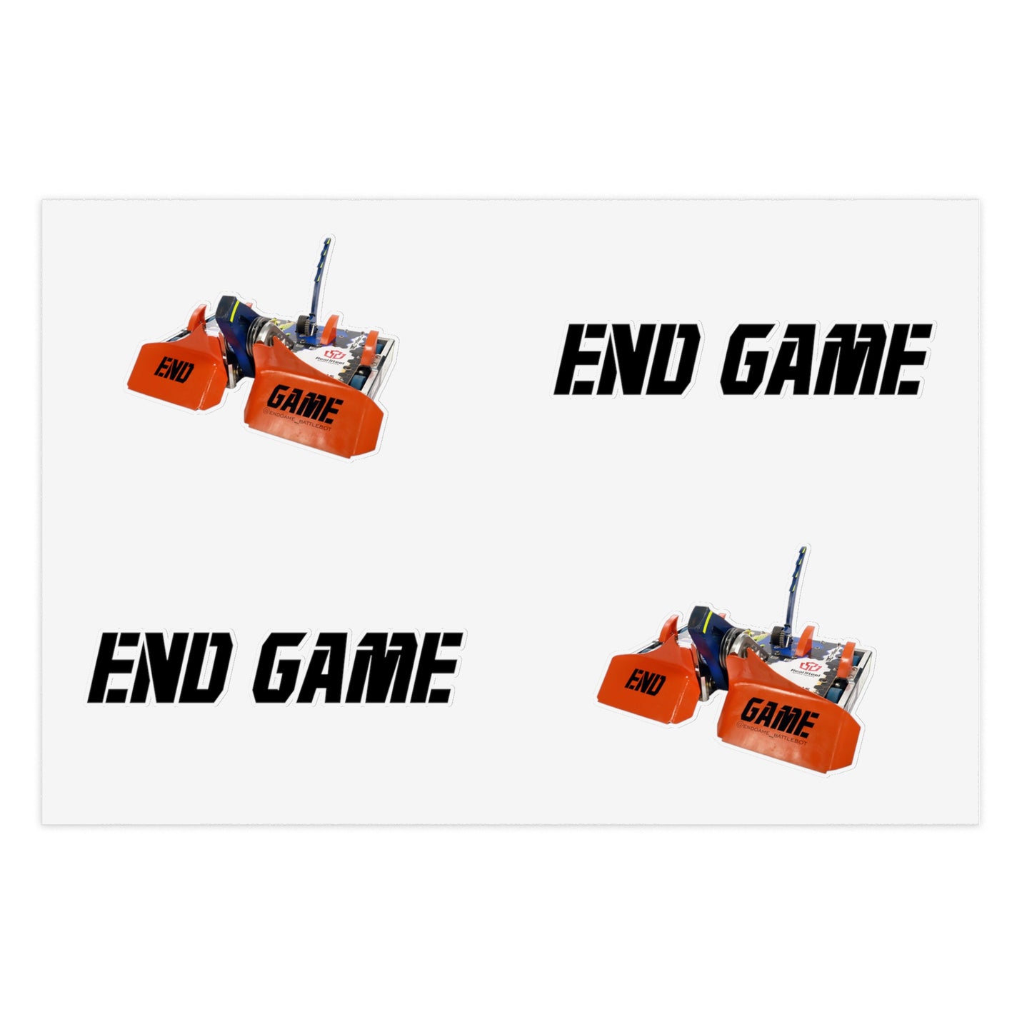 End Game Stickers