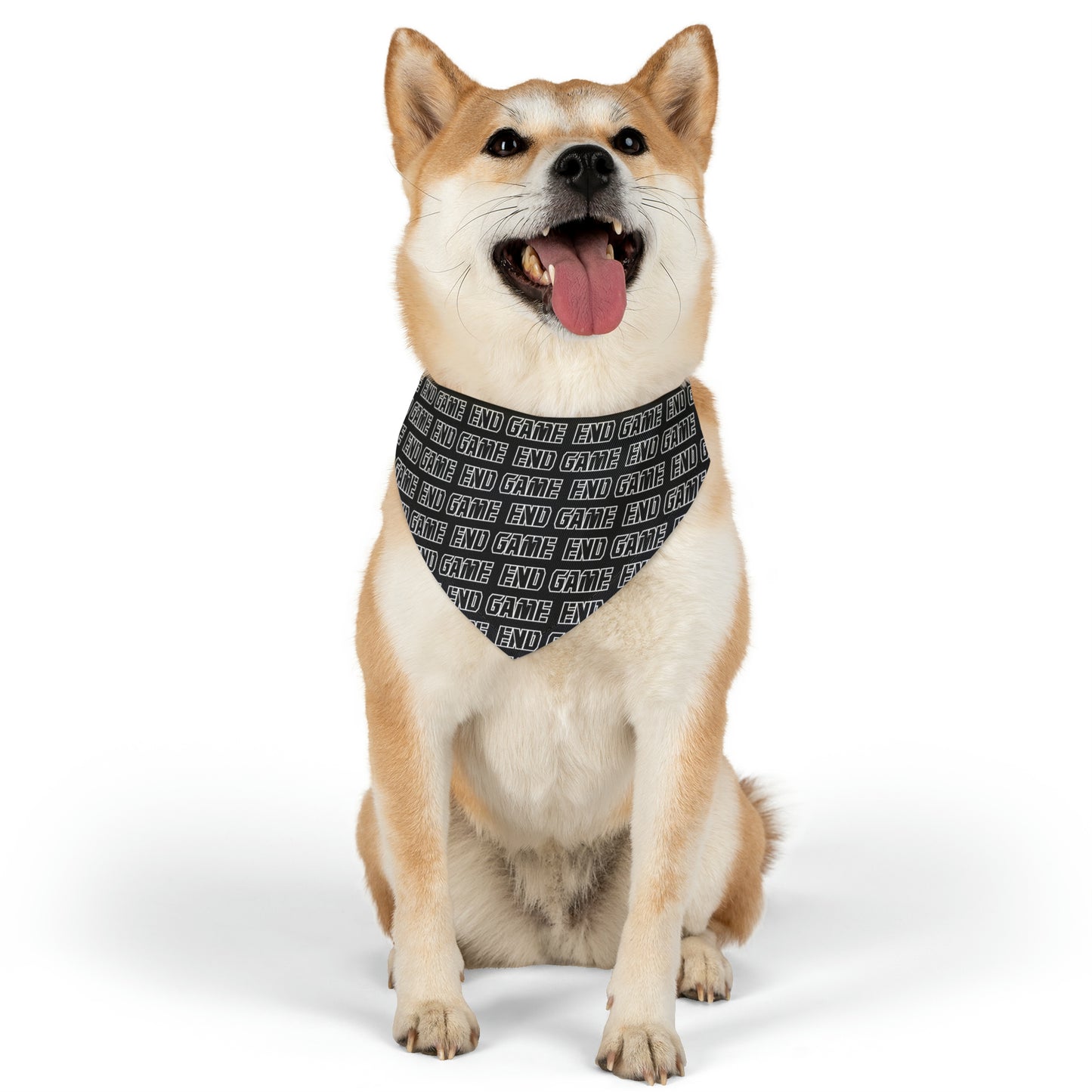 End Game Pet Bandana Collar (Logo)